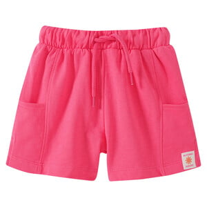 Mädchen Joggingshorts mit Kordelzug PINK