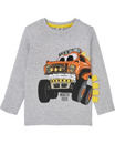 Bild 1 von Langarmshirt Monstertruck, Wendepailletten, grau melange