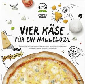 Gustavo Gusto Pizza Vier Käse