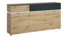 Bild 1 von Sideboard Artisan Eiche - grau 180 cm mit Beleuchtung - LUCI