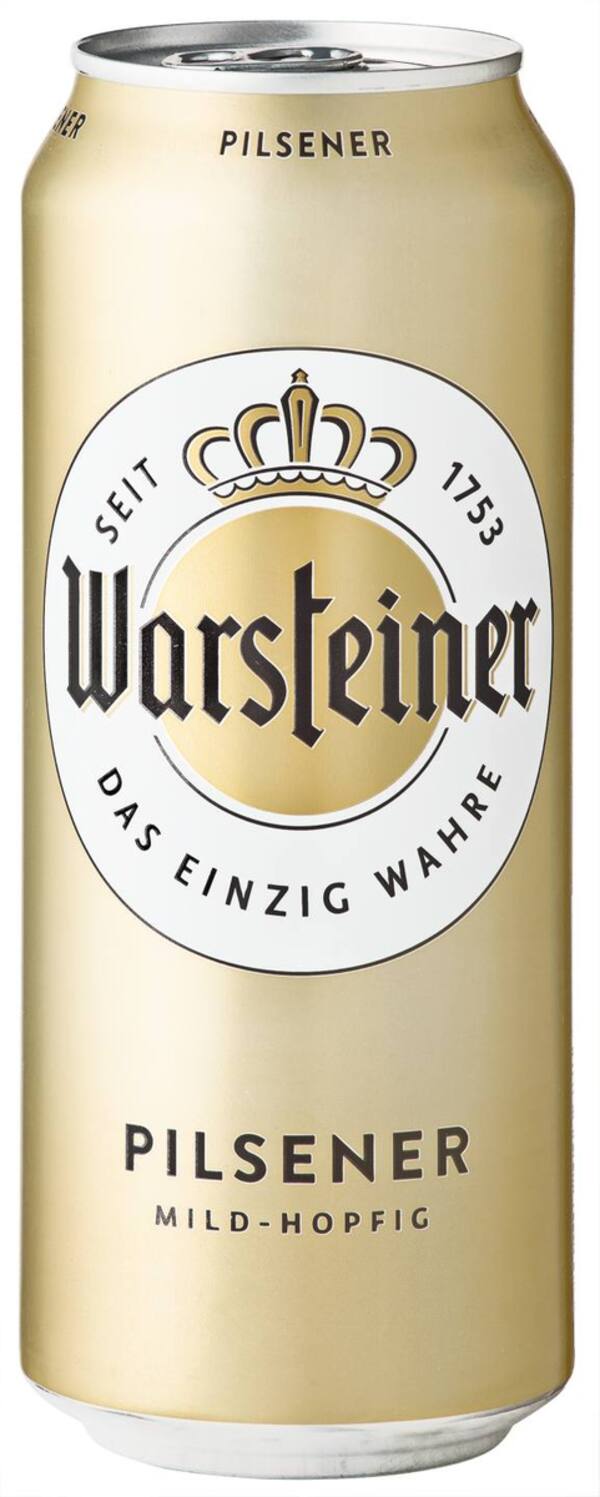 Bild 1 von WARSTEINER Premium Pilsener, 0,5-l-Dose