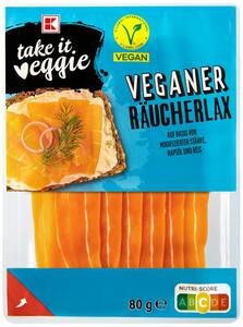 K-TAKE IT VEGGIE Veganer Räucherlax, 80-g-Packg.