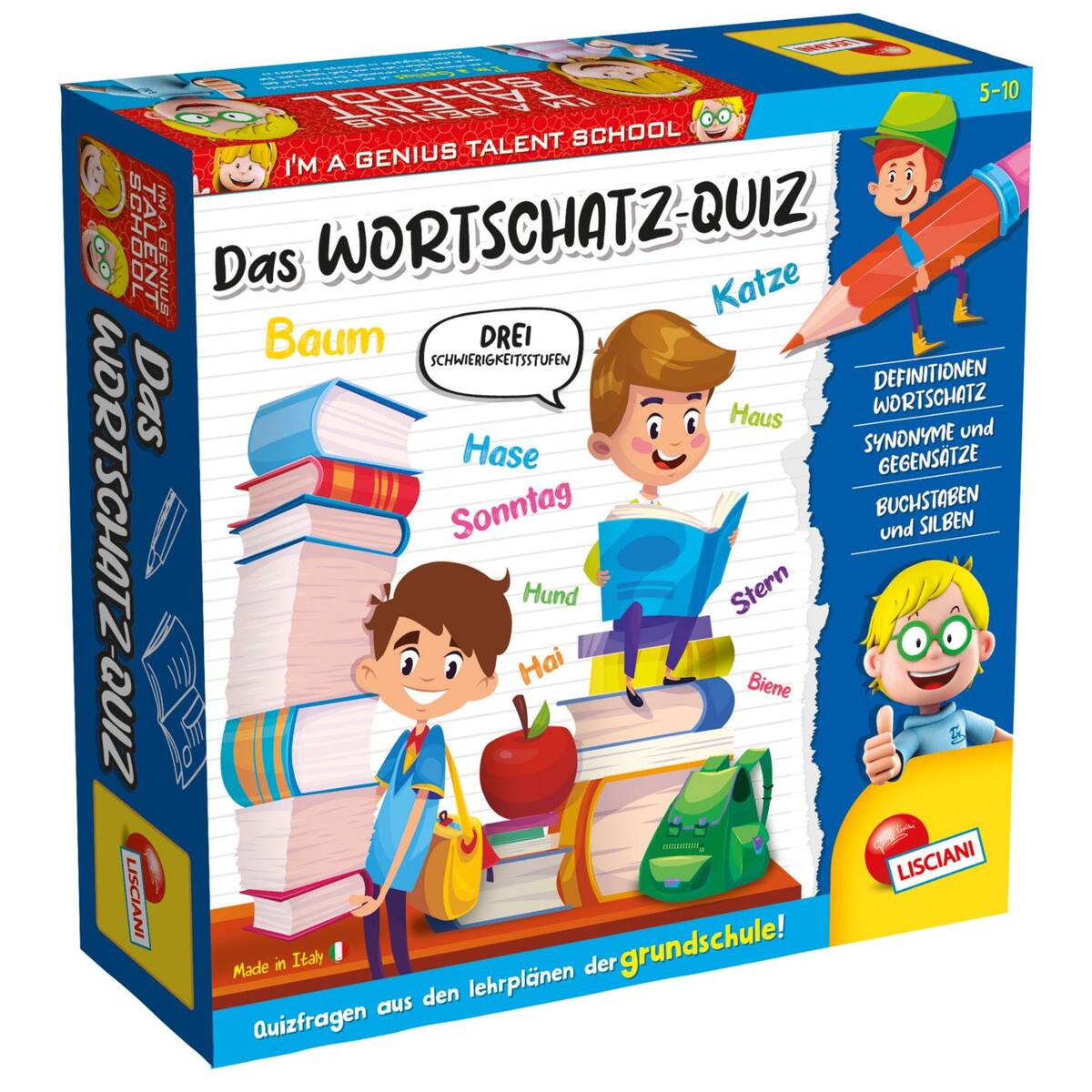 Bild 3 von LISCIANIGIOCHI Quiz-Spiel »Kleines Genie«