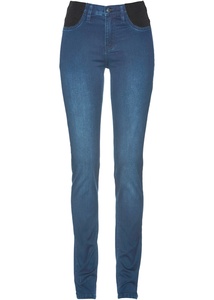 Jeans mit bequemem Bund, 42, Blau