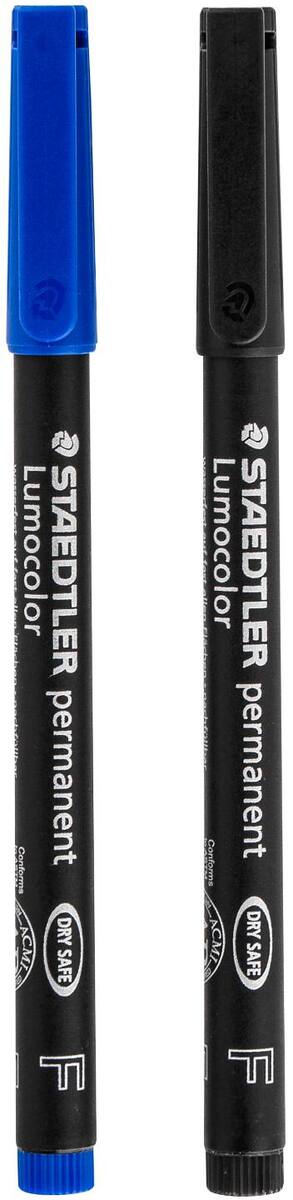 Bild 2 von STAEDTLER Folienstifte permanent »Lumocolor«, 2-St.-Packg.