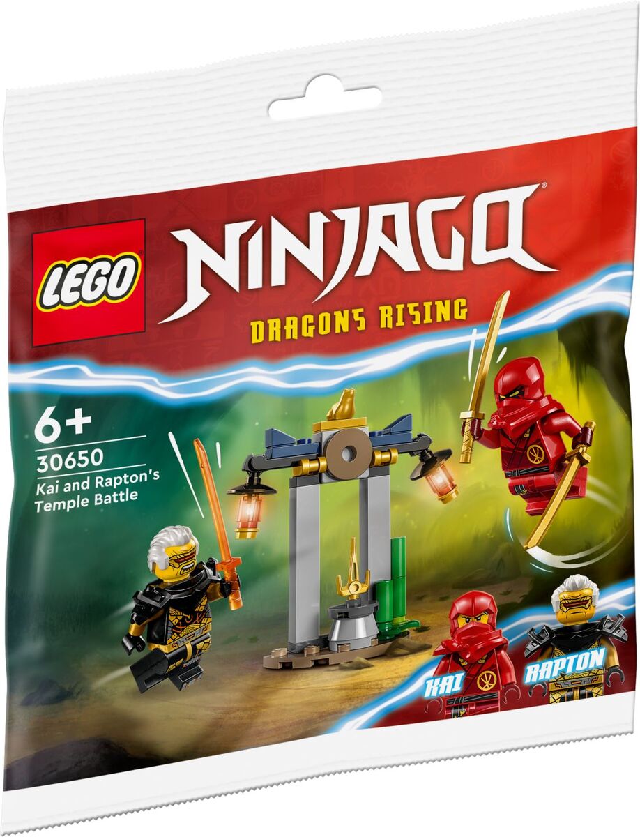 Bild 2 von LEGO NINJAGO »Kais und Raptons Duell« Spielset 30650, 47-teilig