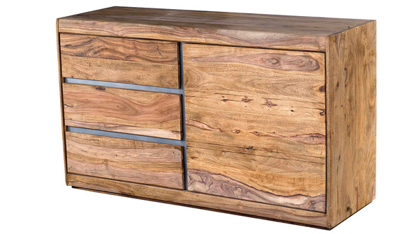 Bild 1 von Sideboard Sheesham massiv gebeizt 127 cm - SENSO