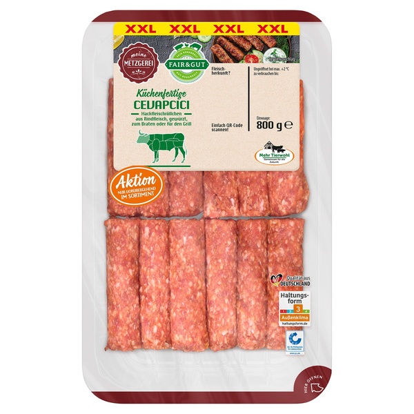 Bild 1 von FAIR & GUT Cevapcici 800 g