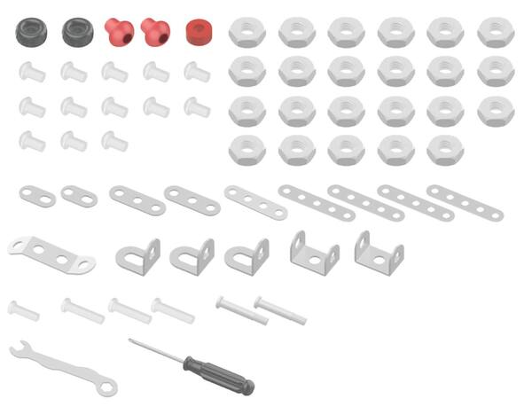 Bild 2 von KIDLAND® Metallfahrzeug »Motorrad«, 64-teilig
