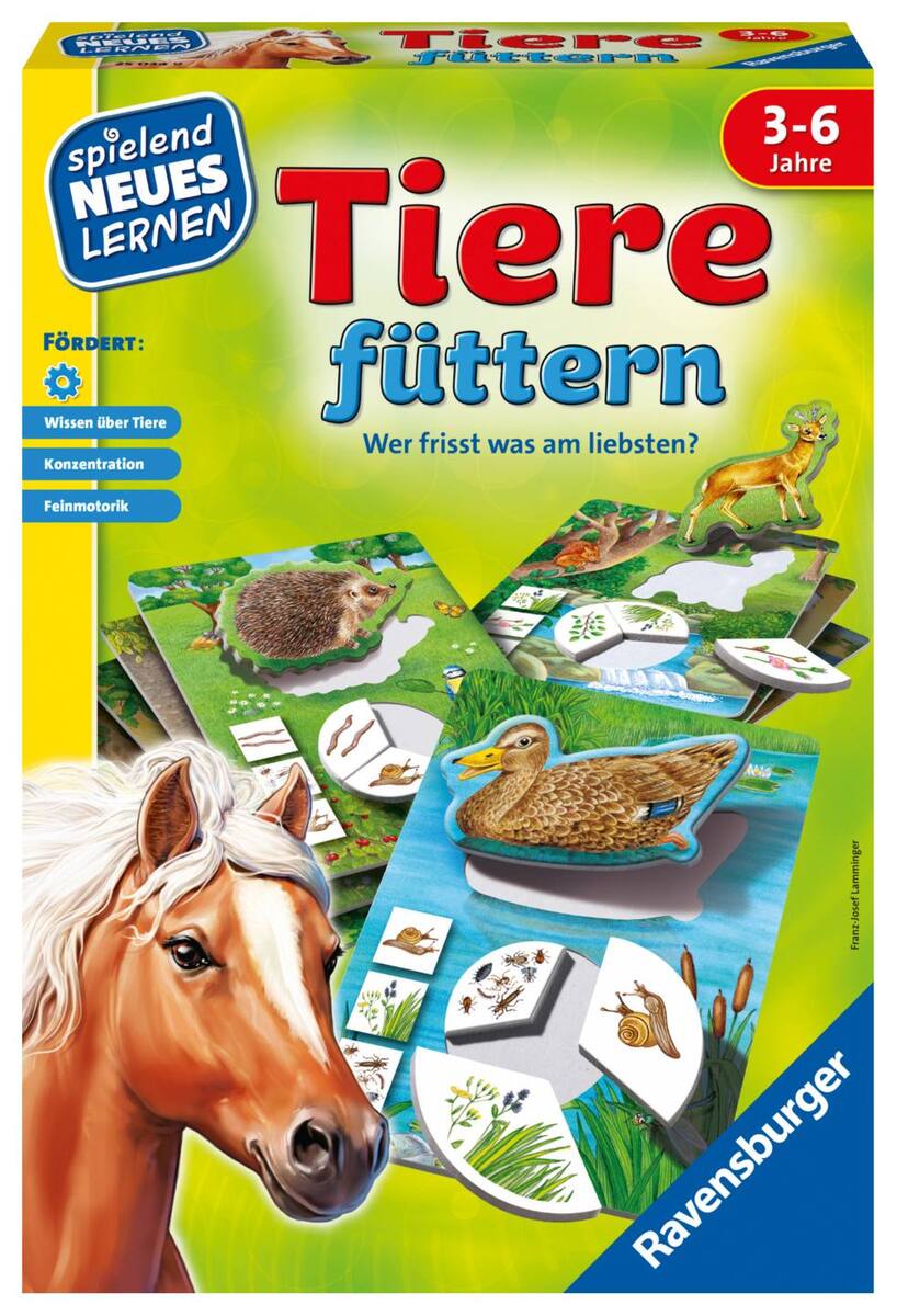 Bild 2 von RAVENSBURGER »Tiere füttern« Lernspiel