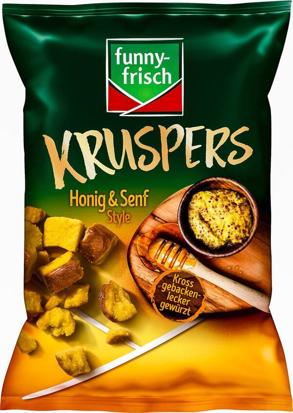 Bild 1 von FUNNY-FRISCH Chips Cracker oder Kruspers, 90 - 120-g-Beutel