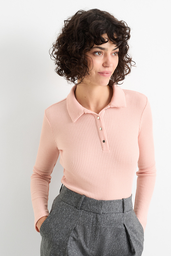 Bild 1 von C&A Langarmshirt, Rosa, Größe: XS