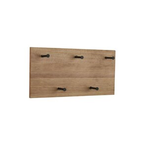 Wandgarderobe Samantha 40 x 20 cm braun/schwarz