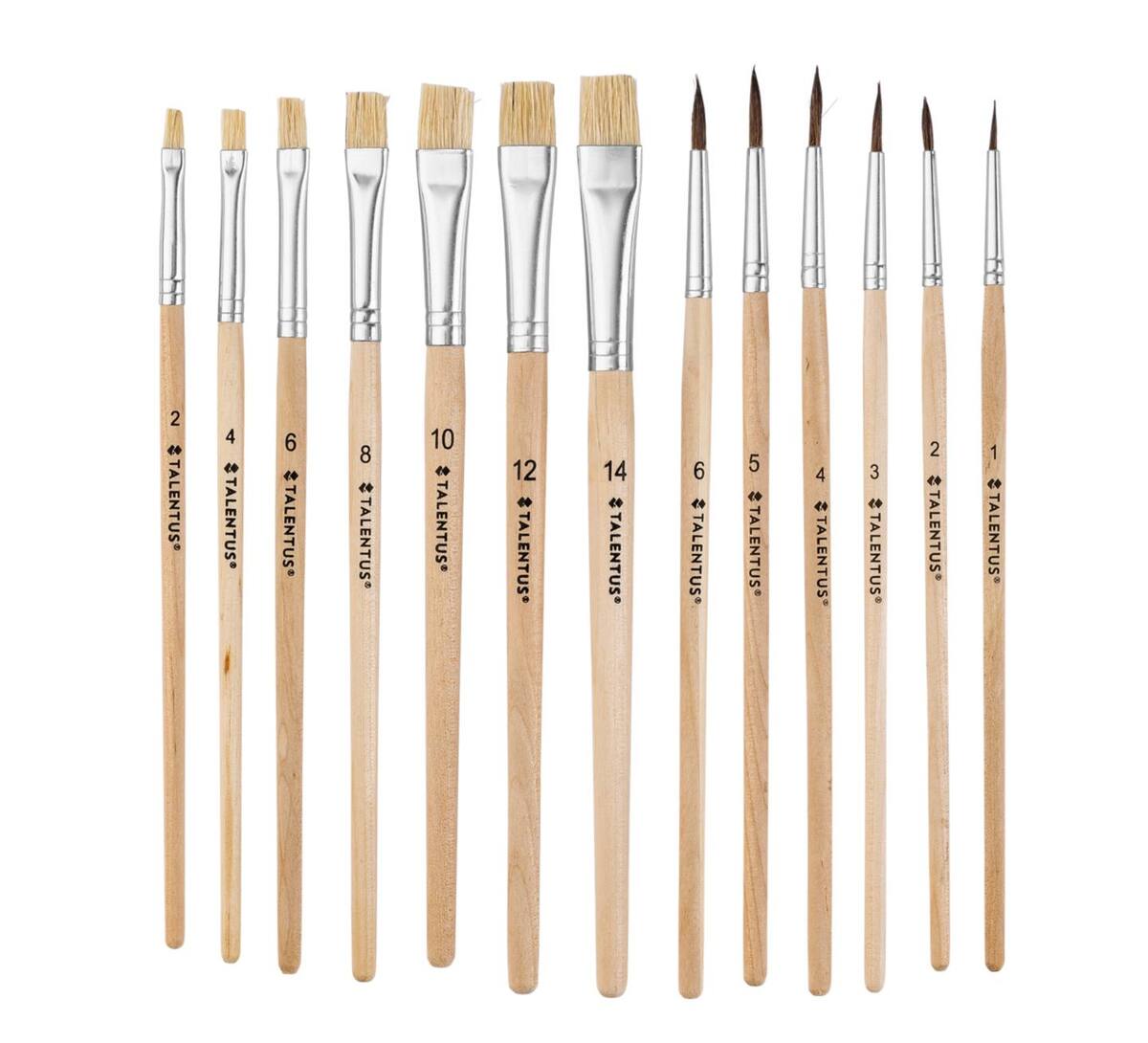 Bild 2 von TALENTUS® Pinsel-Set, 13-teilig