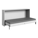 Bild 1 von Wandklappbett Juist horizontal Weiß 212x105x43 cm