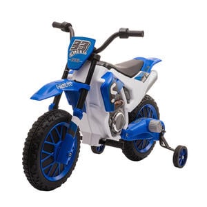 HOMCOM Kinder-Elektromotorrad blau B/H/L: ca. 51,5x68x106,5 cm