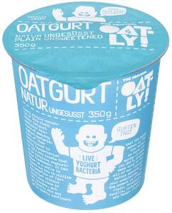 OATLY Oatgurt Natur, 350-g-Becher