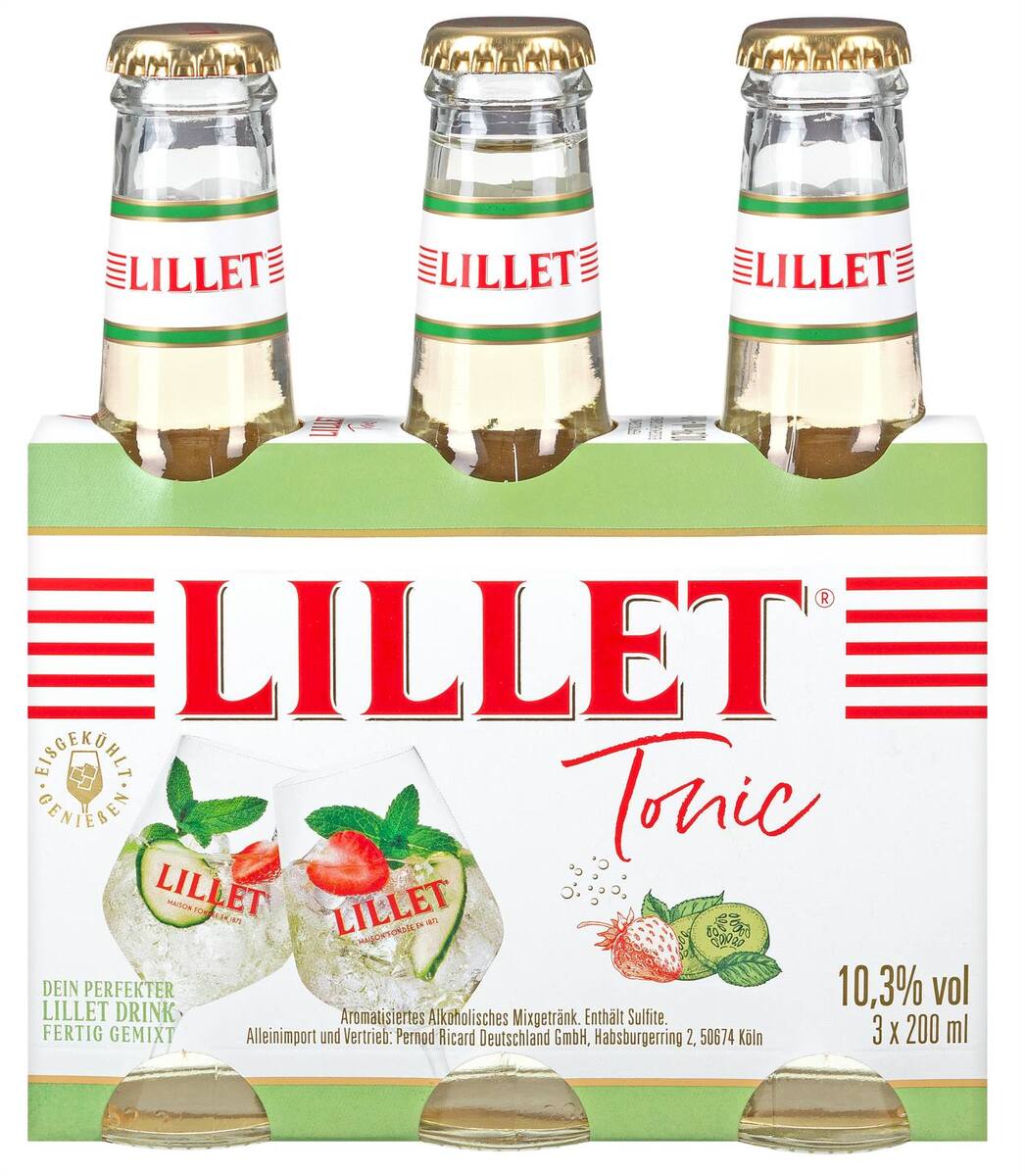 Bild 1 von LILLET Tonic oder Berry, 3 x 0,2-l-Fl.