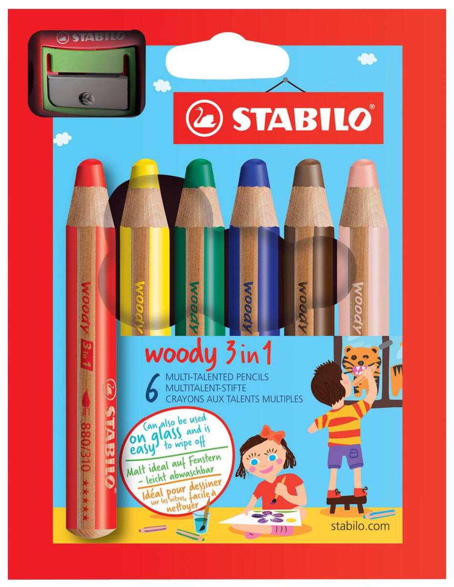 Bild 1 von STABILO Multitalent-Stifte »Woody«, 6-teilig