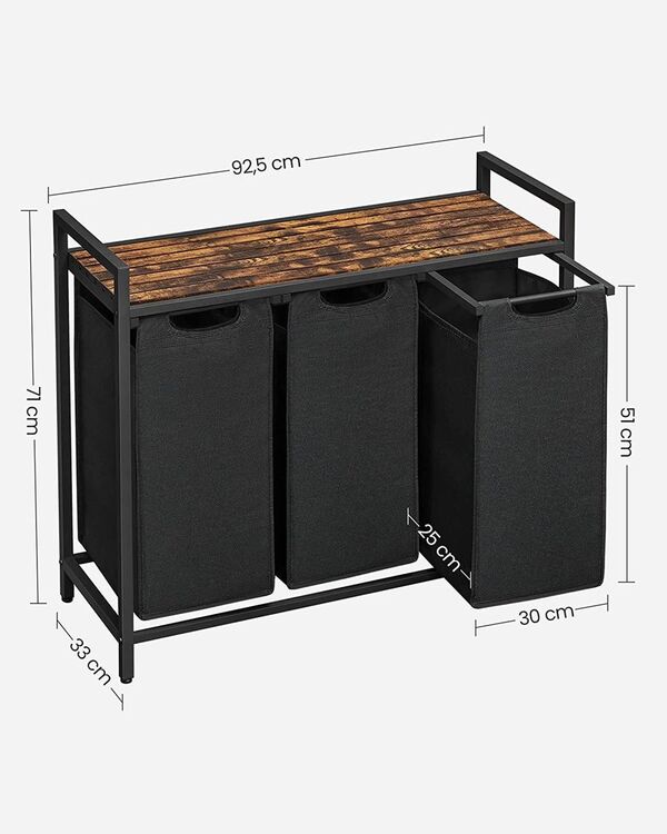 Bild 4 von Kleiderbügel, rustikalbraun, 85 × 33 × 72 cm