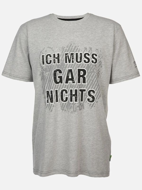 Bild 1 von Herren T-Shirt mit lustigen Sprüchen Grau