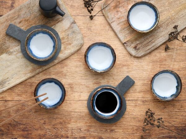 Bild 3 von Cascade Sojaschalen, 6-teiliges Geschirrset, Sojaschalen aus Steinzeug