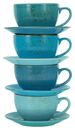 Bild 4 von Nature Collection AQUA Bistrotassen Set, Cappuccino Set 8 teilig