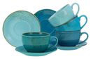 Bild 1 von Nature Collection AQUA Bistrotassen Set, Cappuccino Set 8 teilig