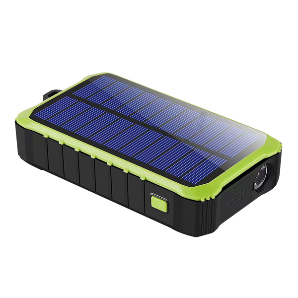 Bild 1 von Solar USB Powerbank „Crank10“ 10.000 mAh Schwarz