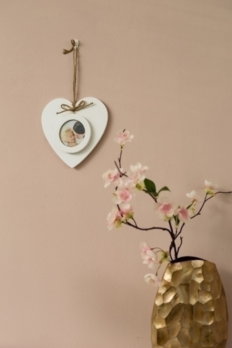 Bild 4 von Herzbilderrahmen "Helga", weiß