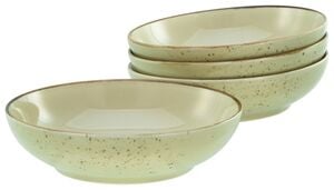 Nature Collection, 4-teiliges Geschirrset, Poke Bowl Set aus Steinzeug