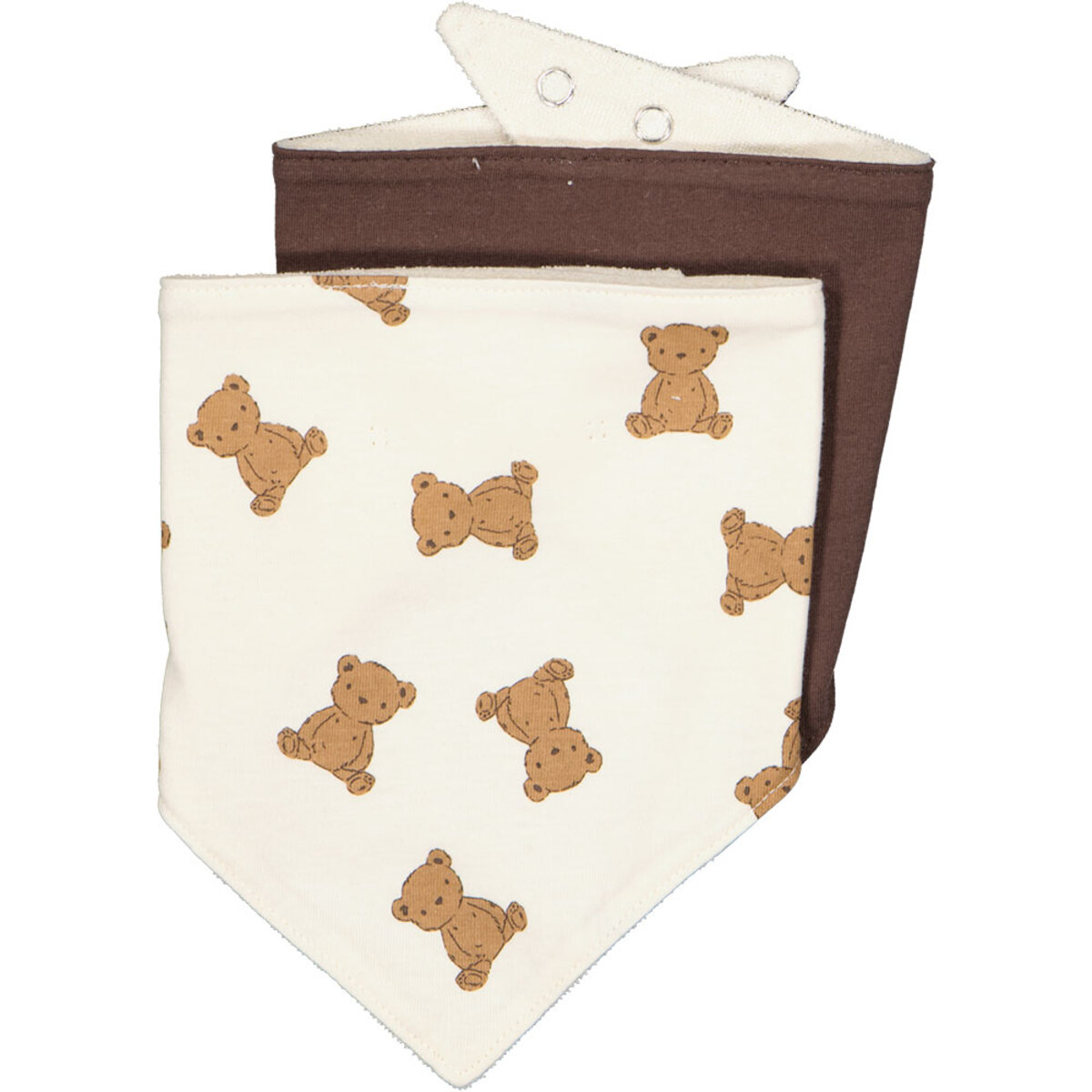 Bild 1 von JB Lätzchen 2er-Pack, Braun, ONE SIZE