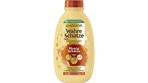 GARNIER Wahre Schätze Shampoo Honig Schätze - Intensivpflege mit Akazienhonig für strapaziertes und brüchiges Haar