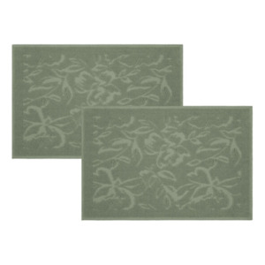 Badematte Flower, 2-tlg., mint