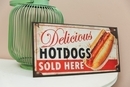 Bild 4 von Metallschild "Delicious Hot Dogs"