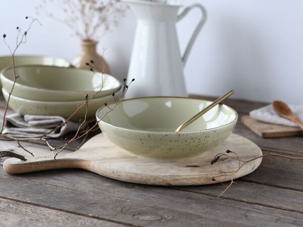 Bild 4 von Nature Collection, 4-teiliges Geschirrset, Poke Bowl Set aus Steinzeug