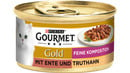 Bild 1 von Purina GOURMET Katzennassfutter Gold Feine Komposition mit Ente & Truthahn