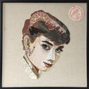 Bild 1 von Papier Wandbild Audrey 52x52 FRE700