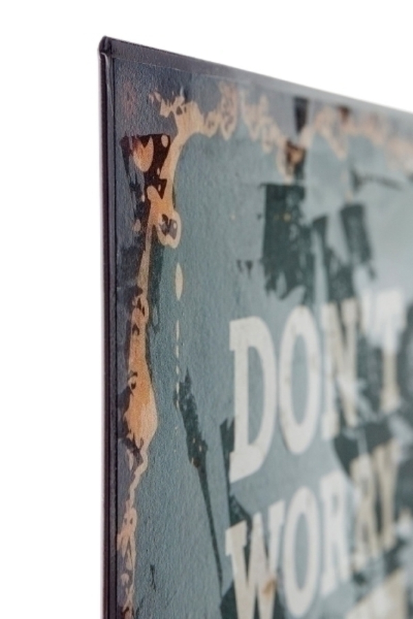 Bild 3 von Metallschild "Don't worry"