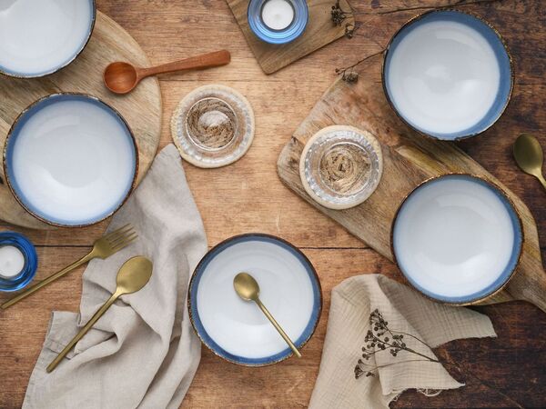 Bild 3 von Cascade Bowls, 6-teiliges Geschirrset, Smoothie Bowl Set aus Steinzeug