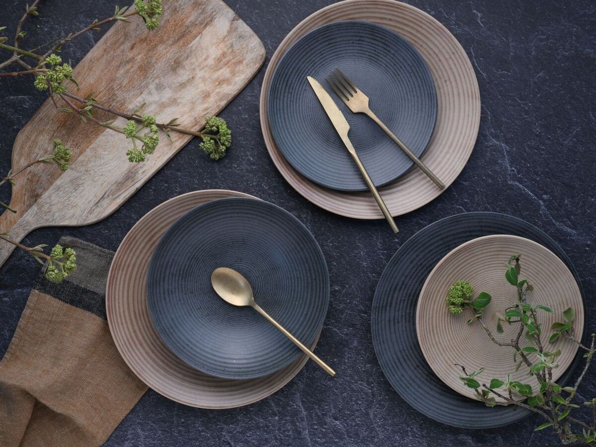 Bild 1 von Catania Mix, 18-teiliges Teller Set aus Steinzeug