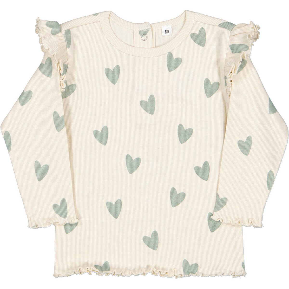 Bild 1 von Bby Md T-Shirt Lange Ärmel, Grau/Sandfarben, 68