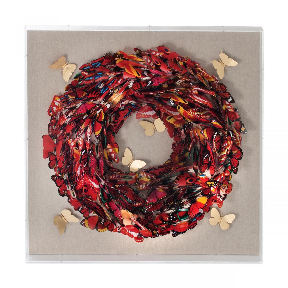 Bild 1 von Papier Wandbild Butterfly 80cm x 80cm