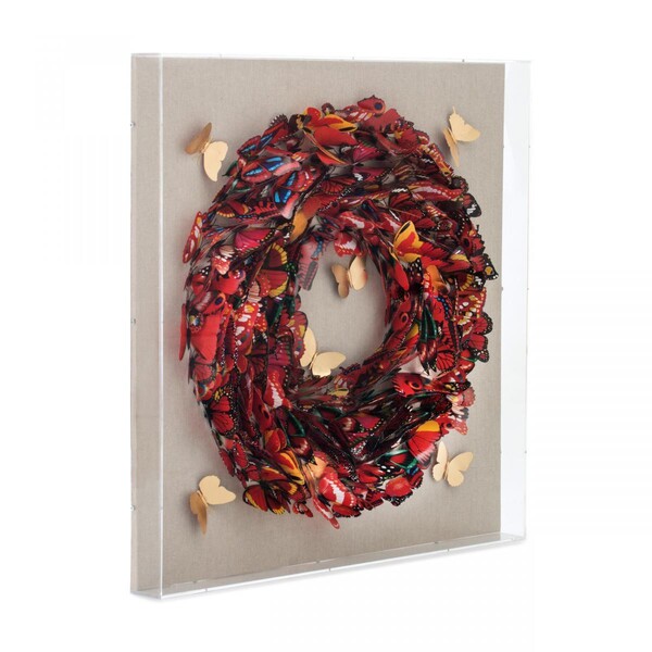 Bild 4 von Papier Wandbild Butterfly 80cm x 80cm