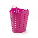 Bild 2 von Set: 2 x Kreher Flexibler Tragekorb 65 Liter (Pink)