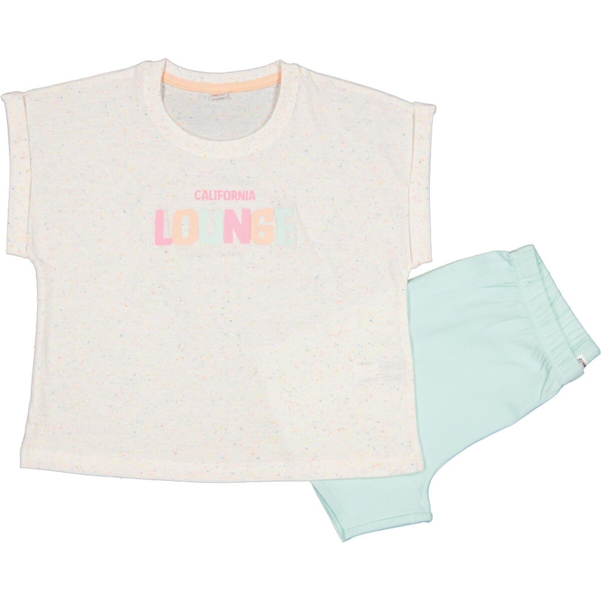 Bild 1 von Mädchen Kurzpyjama Kurze Ärmel, Cremefarbe, 134/140