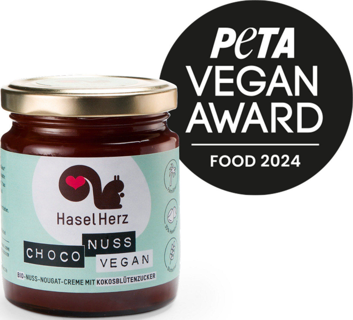 Bild 4 von HaselHerz Bio Choco Nuss Vegan, 220 g