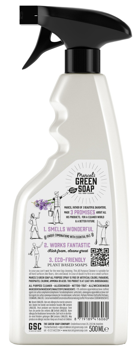 Bild 2 von Marcel's Green Soap Allzweckreiniger Spray Lavendel & Rosmarin, 500 ml