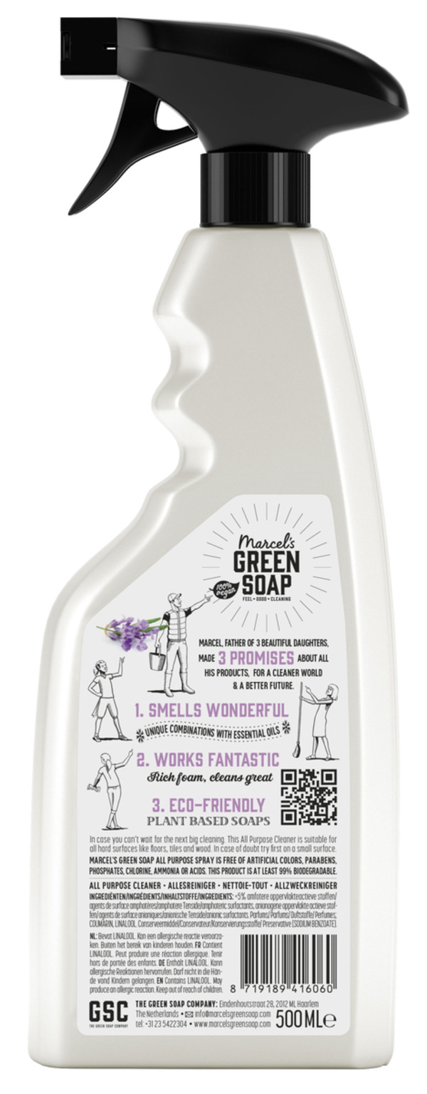 Bild 2 von Marcel's Green Soap Allzweckreiniger Spray Lavendel & Rosmarin, 500 ml