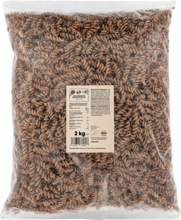 Bild 1 von KoRo Gekeimte Bio Dinkelnudeln, 2 kg